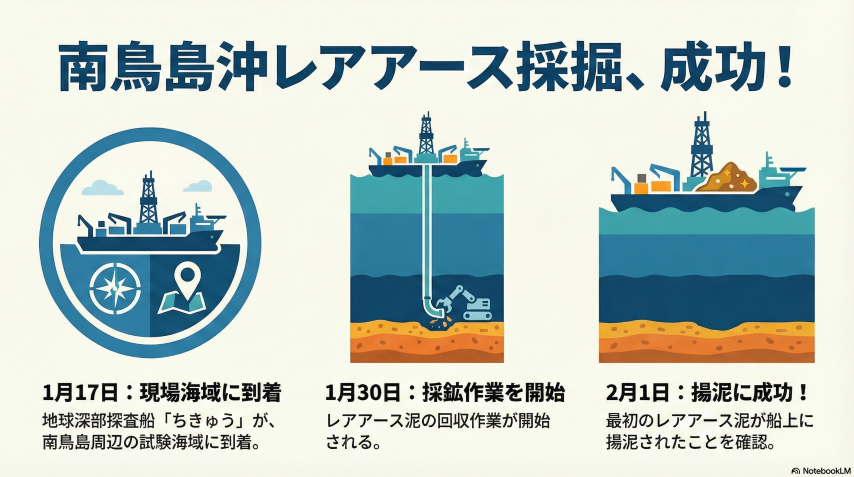 Chikyu 成功从 5,700 米深的海洋中提取稀土泥
