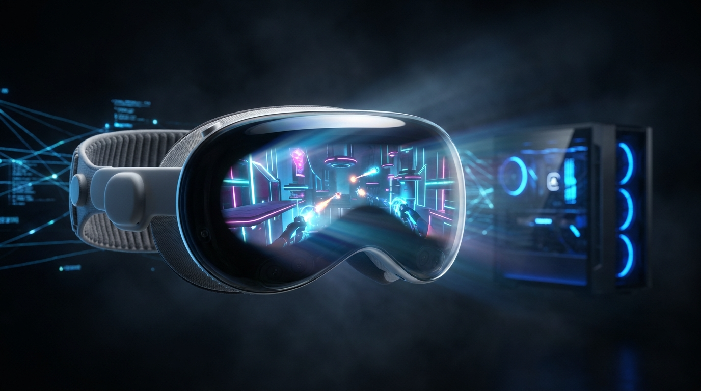 KRVR｜使用支持 Foveated Streaming 的 VisionOS 应用程序，通过 Vision Pro 畅玩高品质 SteamVR 游戏