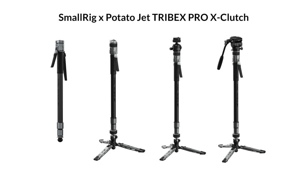 Potato Jet 的独脚架到货了！ TRIBEX PRO X-Clutch 受挤压后 1 秒即可拉伸